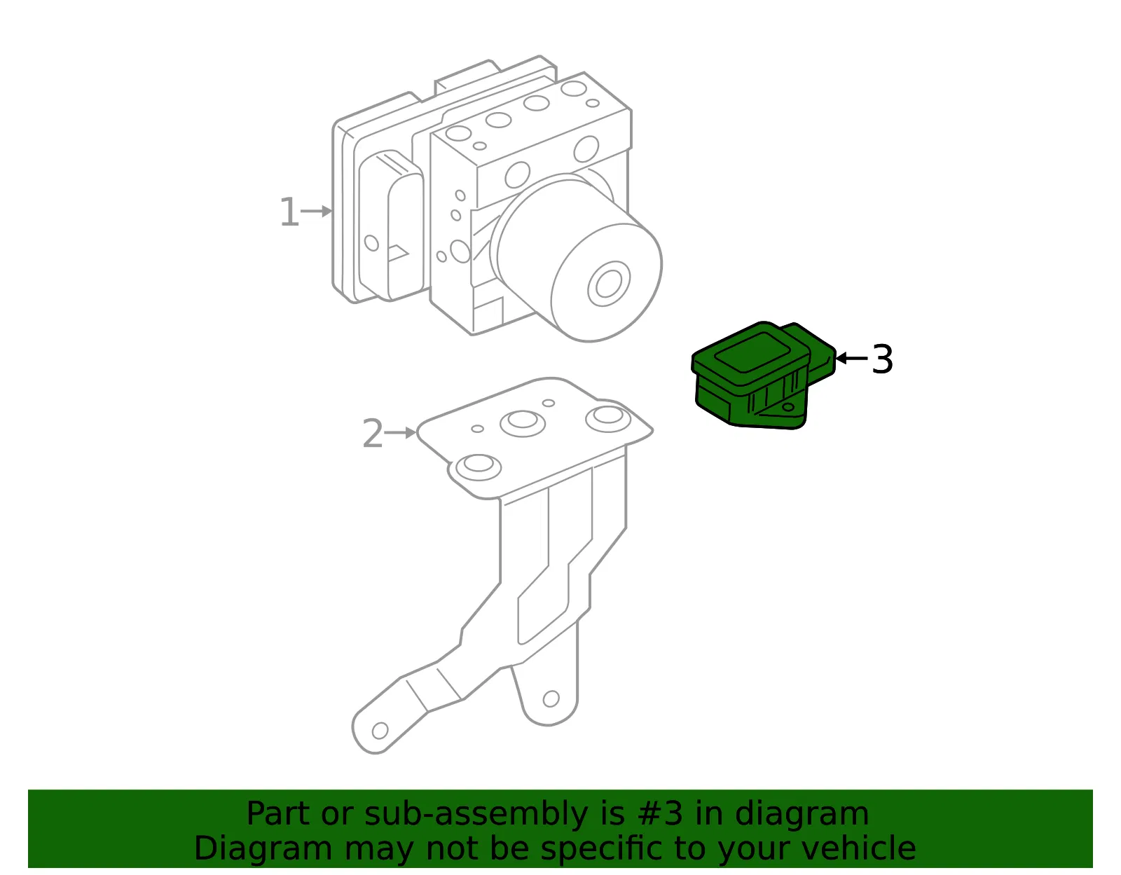 Yaw Rate Sensor - Kia (95630-3X600) - view 2