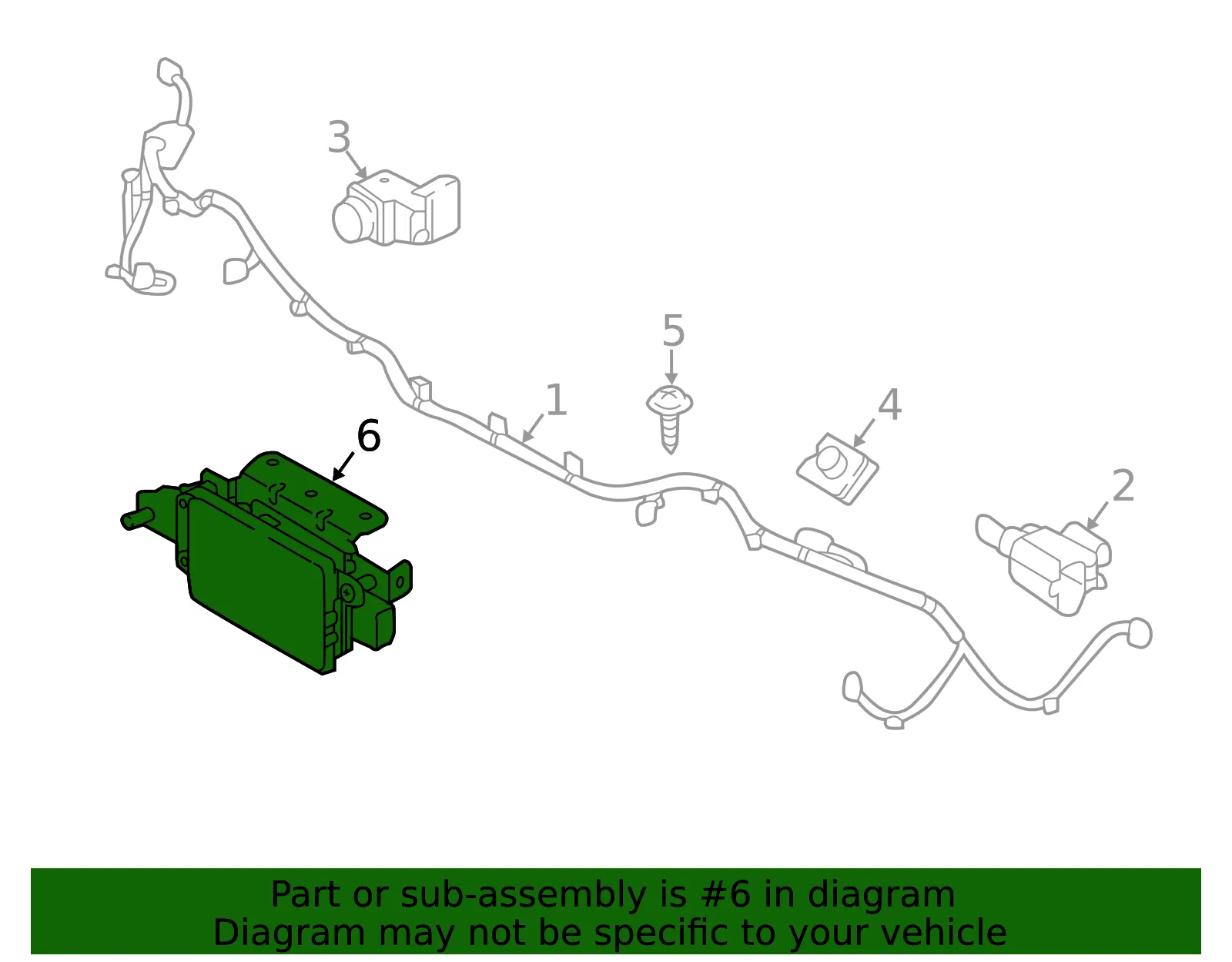 Distance Sensor - Kia (95655-D9100) - view 2