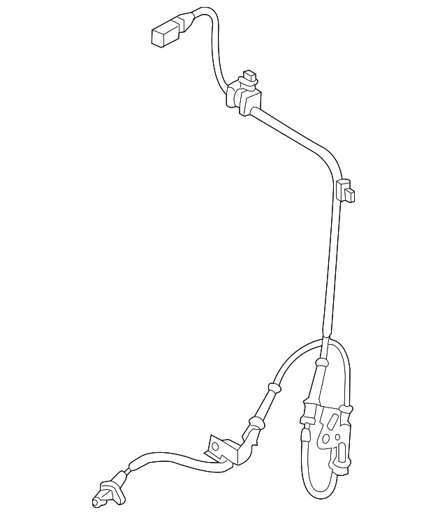 Front Speed Sensor - Driver's Side (LH) - Kia (95670-B2050)