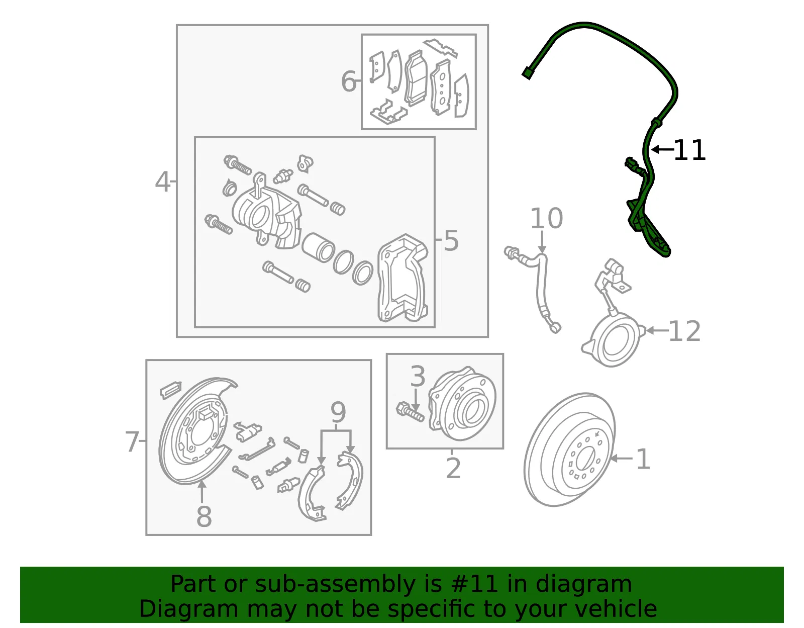 ABS Sensor Wire - Kia (95680-2W000) - view 2