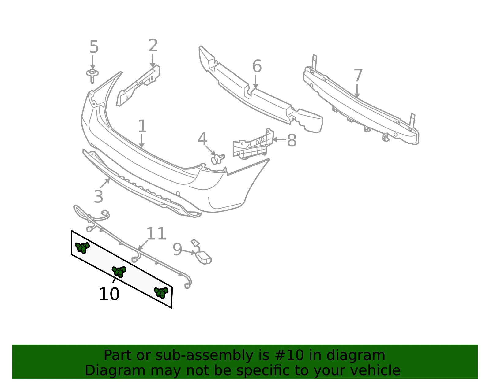 Backup Sensor - Kia (95700-1D300) - view 2