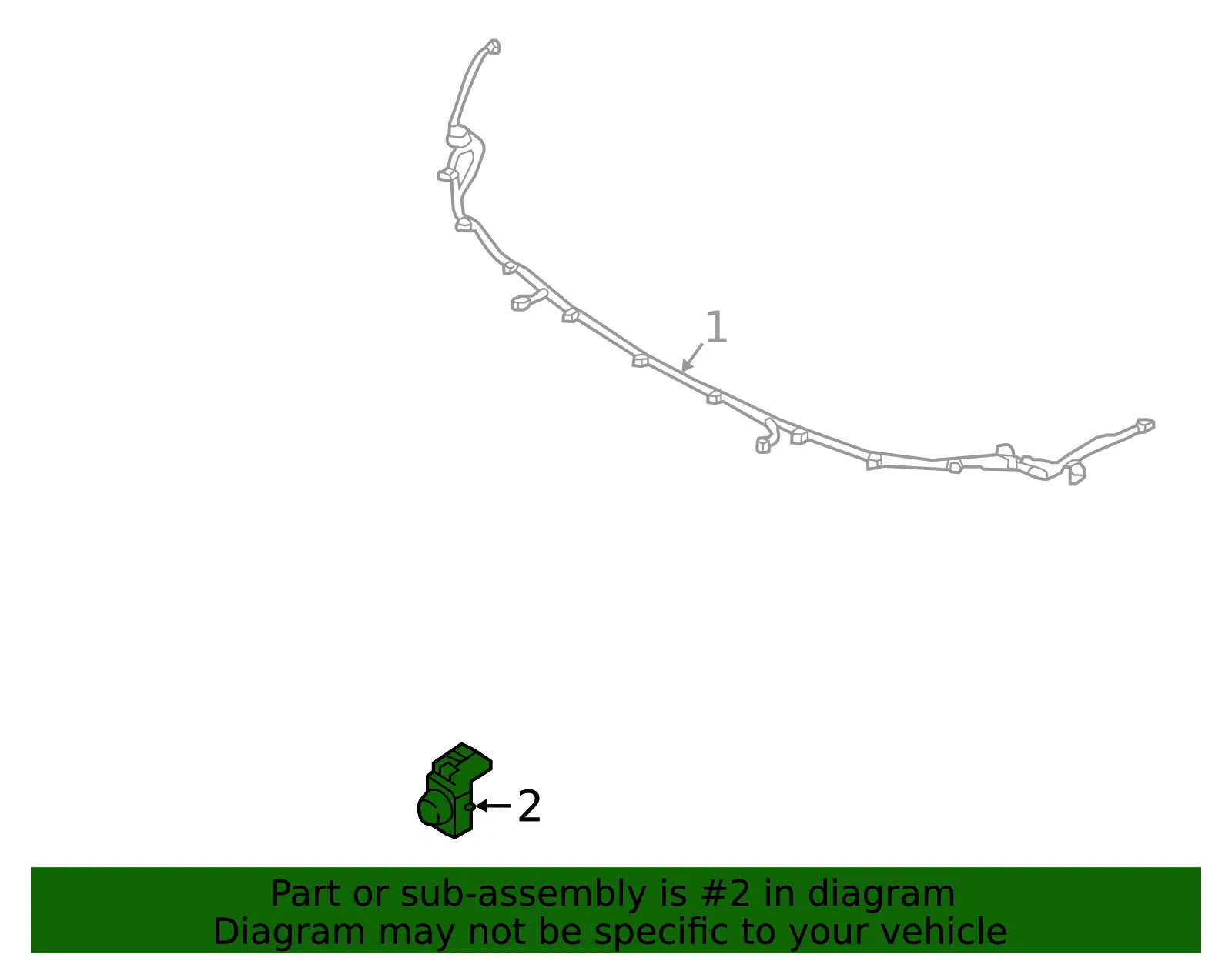 Park Sensor - Kia (95720-A7501ABP) - view 2
