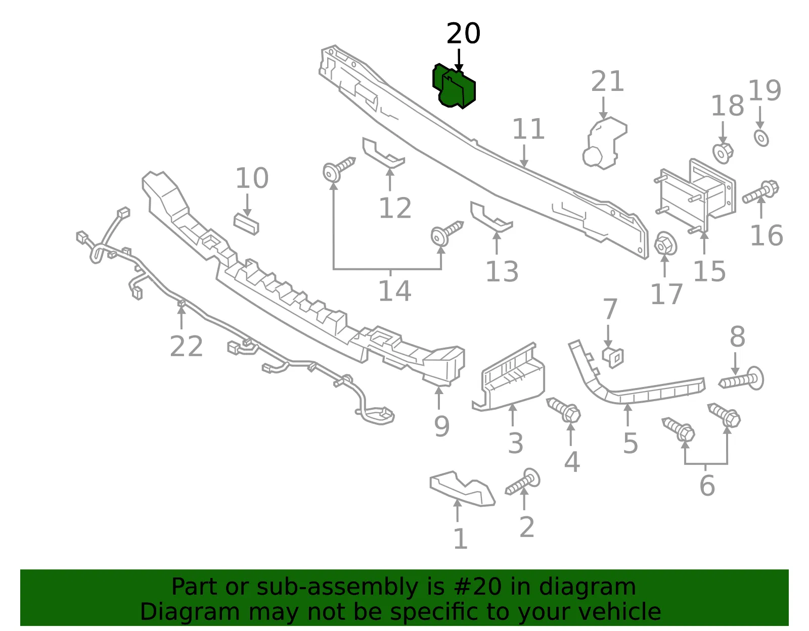 Park Sensor - Kia (95720-A9000BLA) - view 2