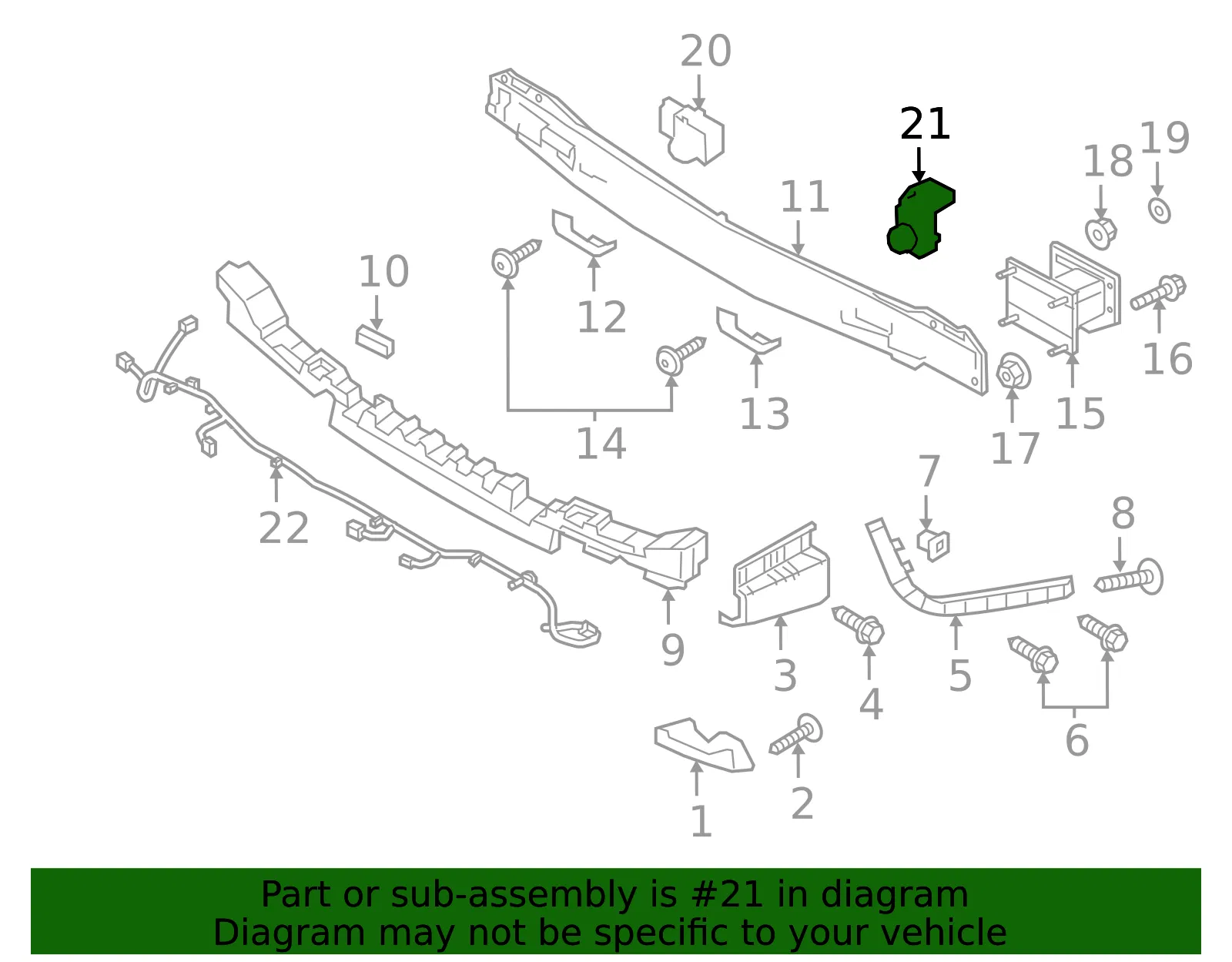 Park Sensor - Kia (95720-A9100BLA) - view 2