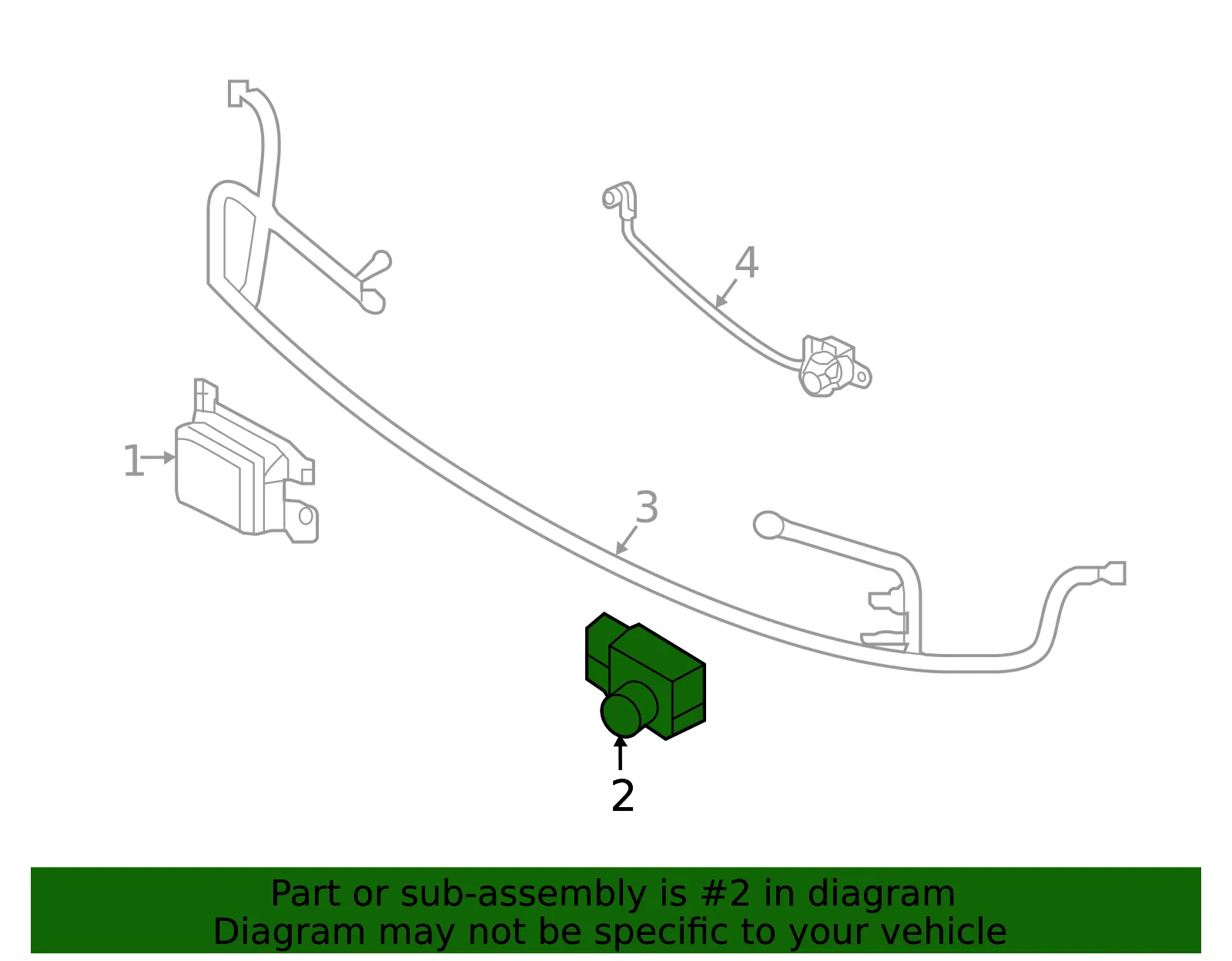 Park Sensor - Kia (95720-A92004SS) - view 2