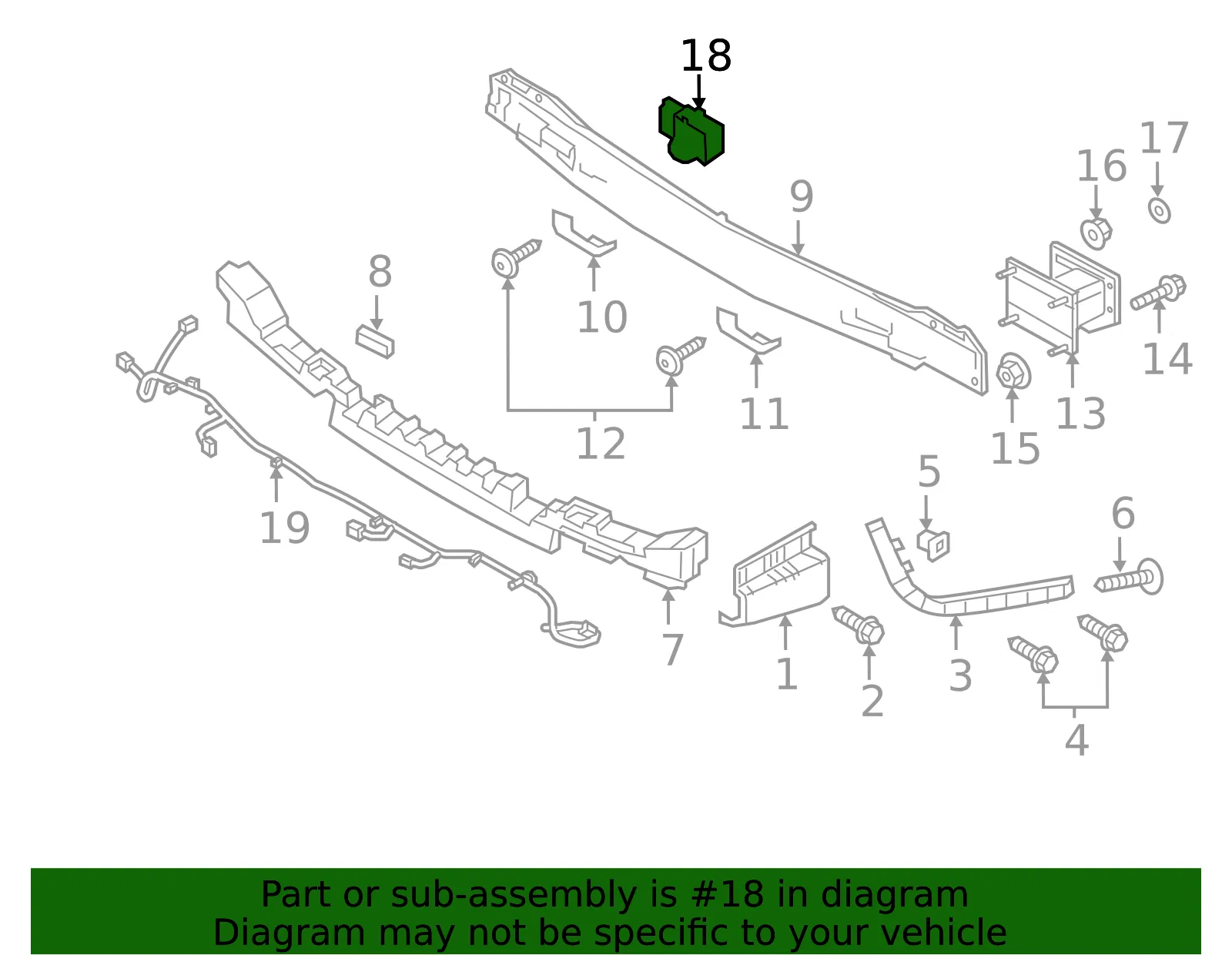 Park Sensor - Kia (95720-A9200UD) - view 2