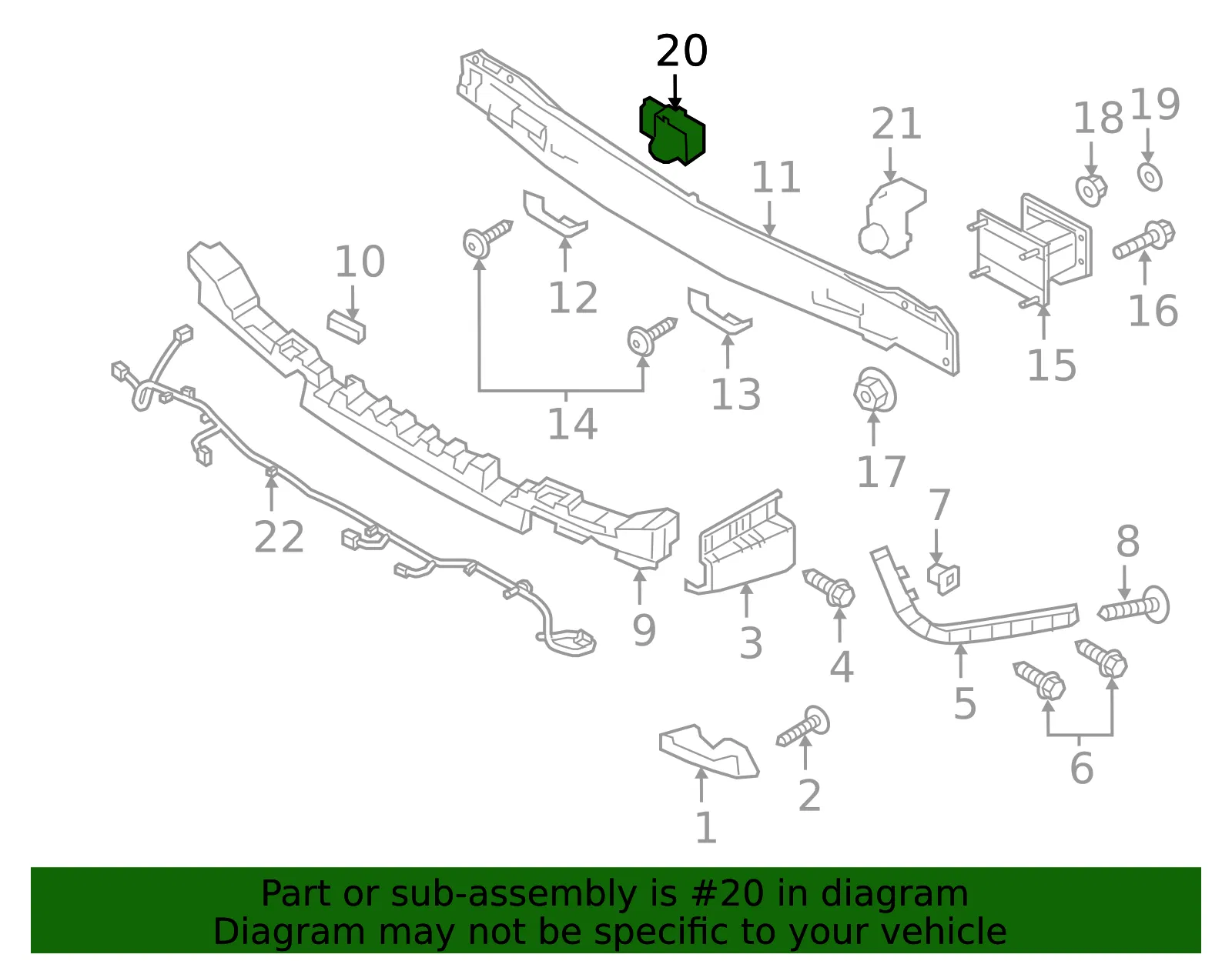 Park Sensor - Kia (95720-A95003D) - view 2