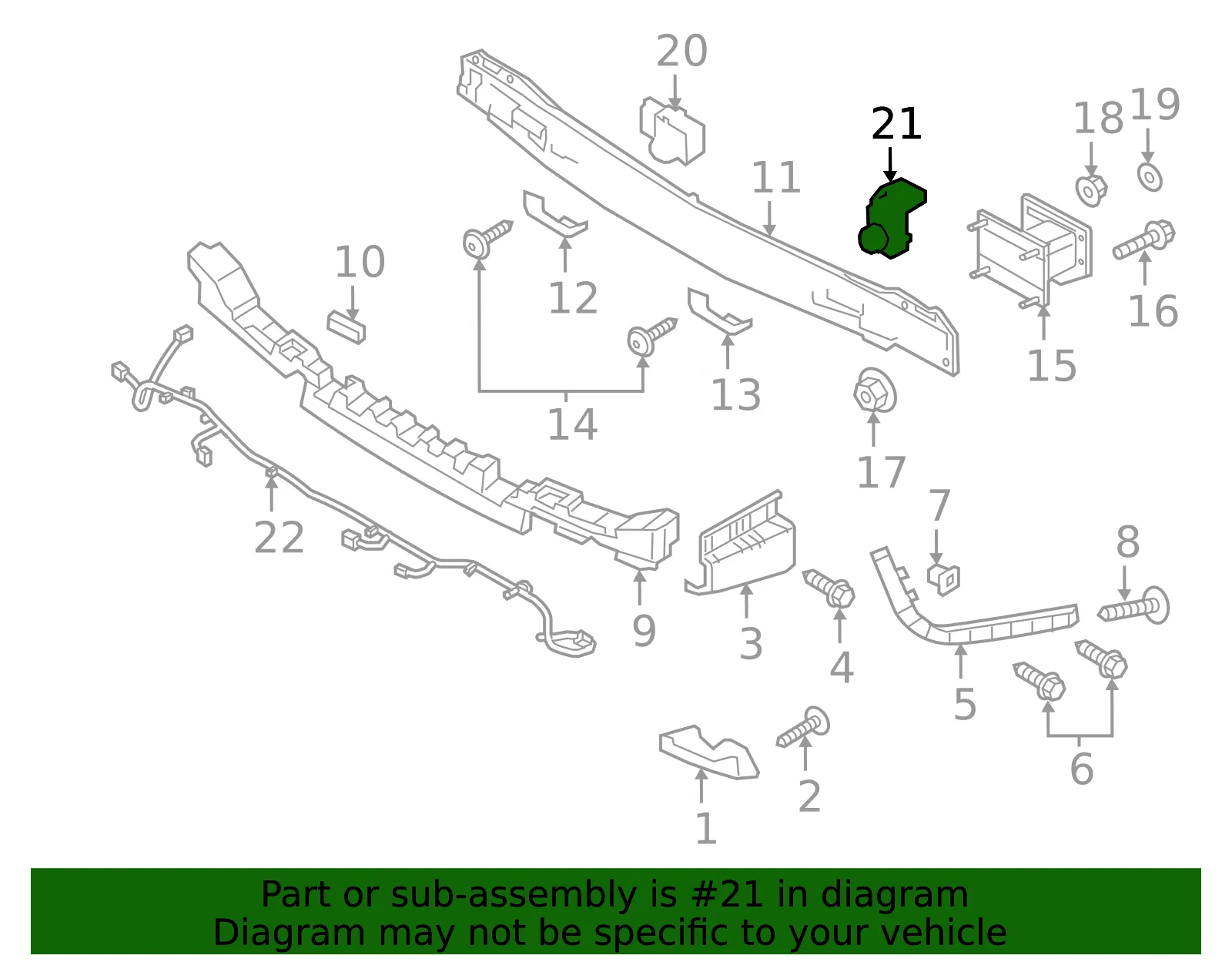 Park Sensor - Kia (95720-A9600SWP) - view 2