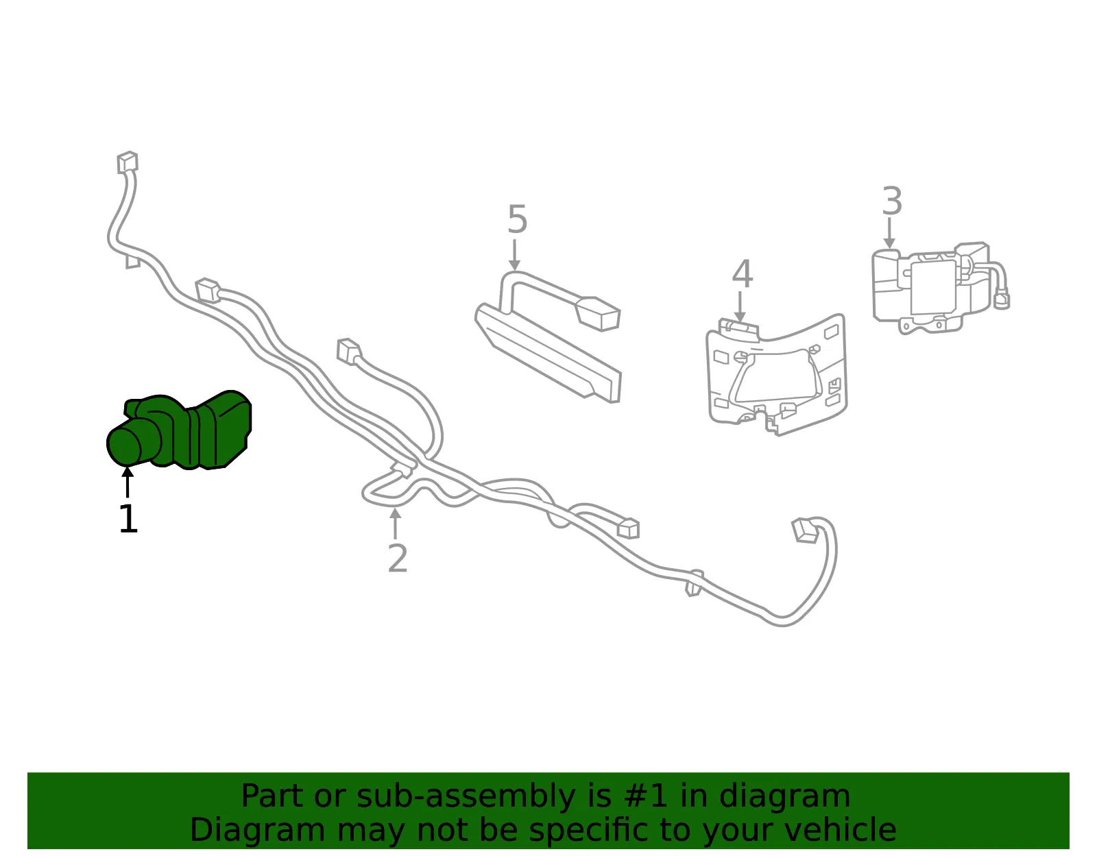 Park Sensor - Kia (95720-D3000C3S) - view 2