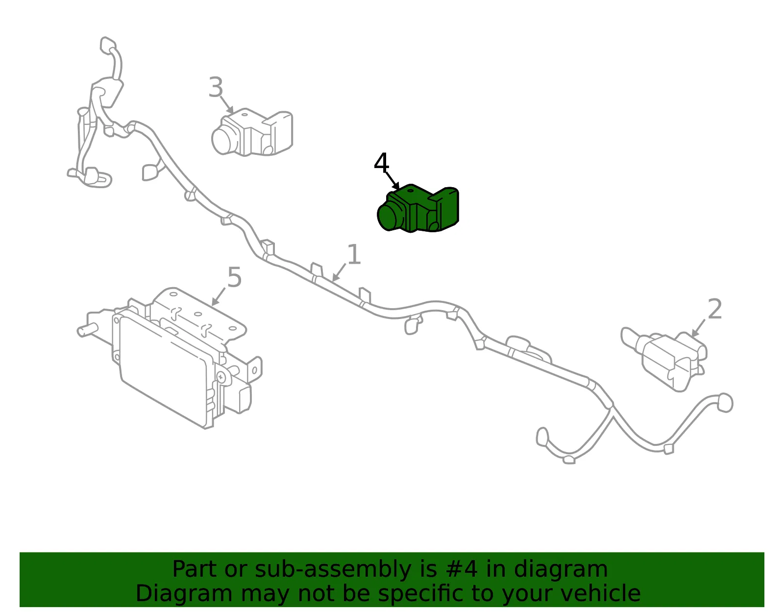 Park Sensor - Kia (95720-D3200EB) - view 2