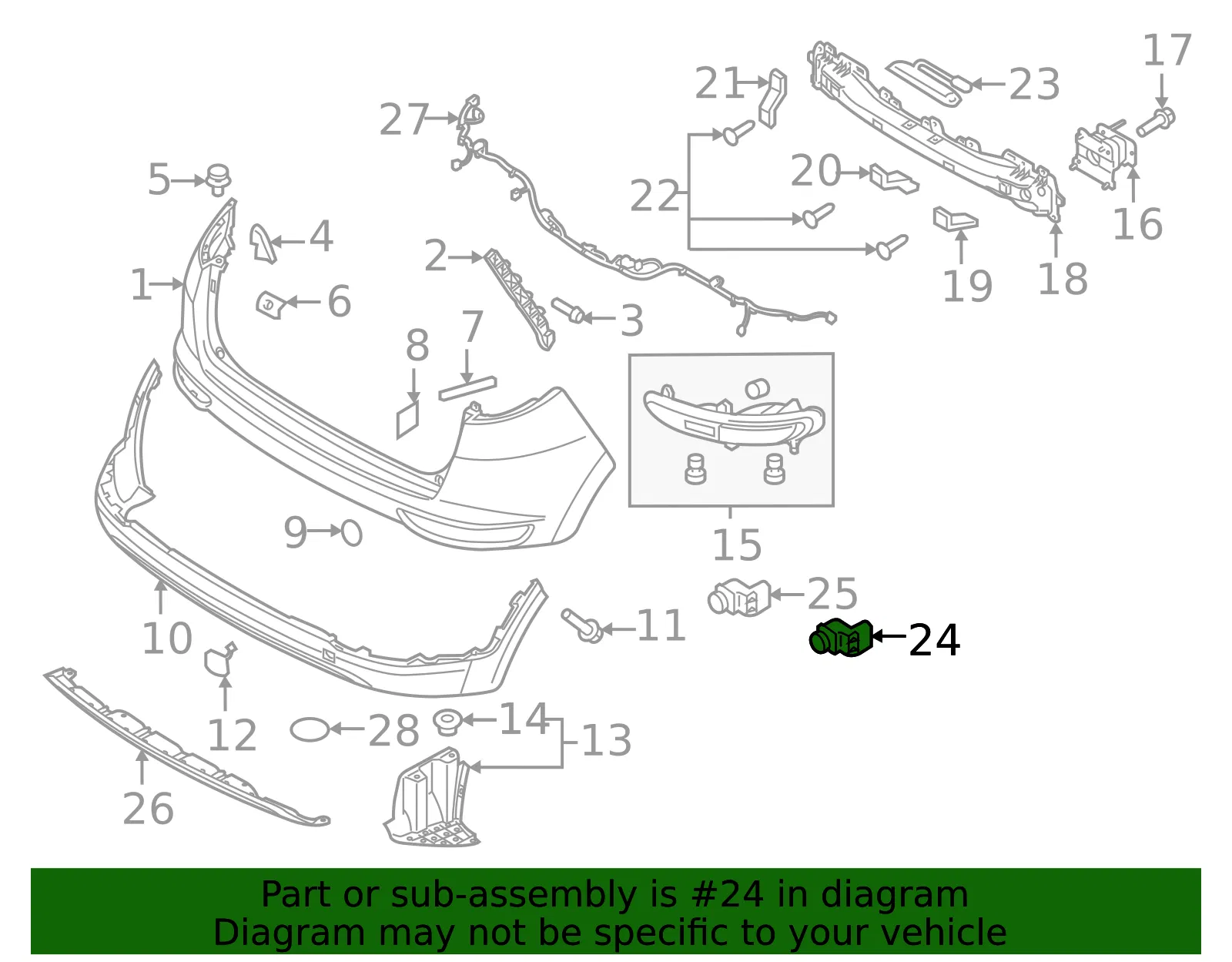 Park Sensor - Kia (95720-D9500) - view 2