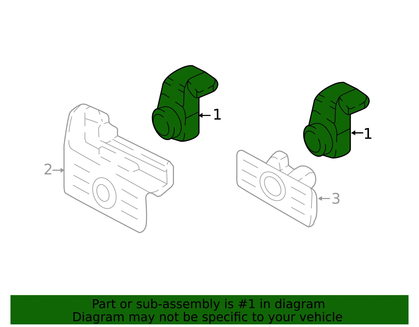 Park Sensor - Kia (95720-E40003D) - view 2
