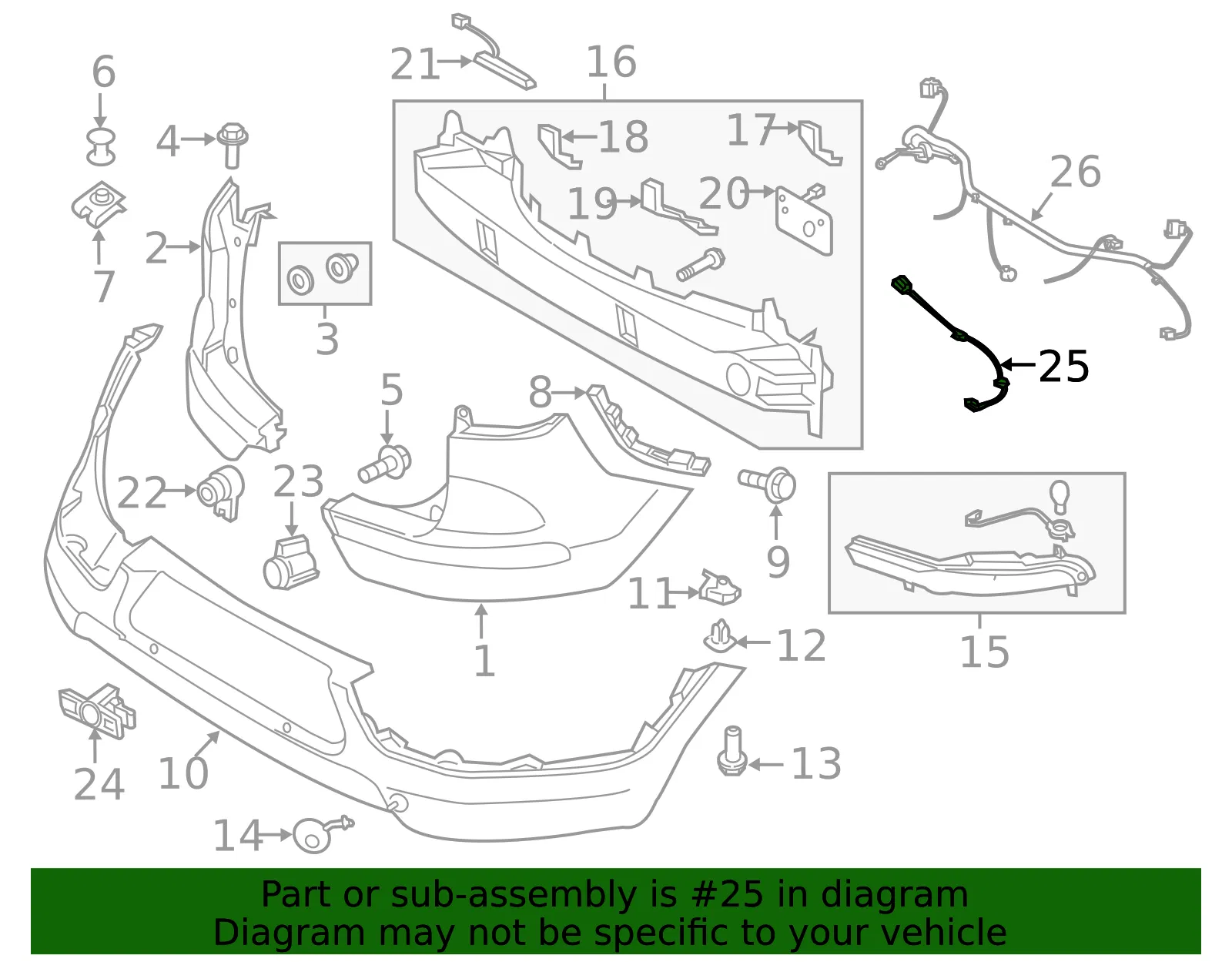 Wire - Kia (95726-3W300) - view 2