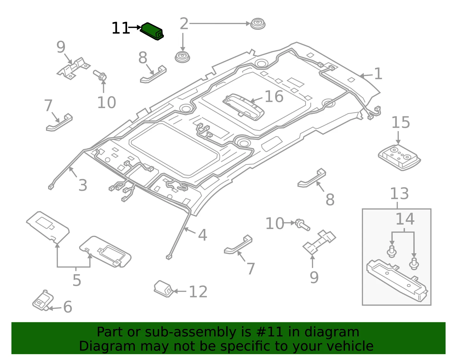 Sensor - Kia (95740-S9100GYT) - view 2
