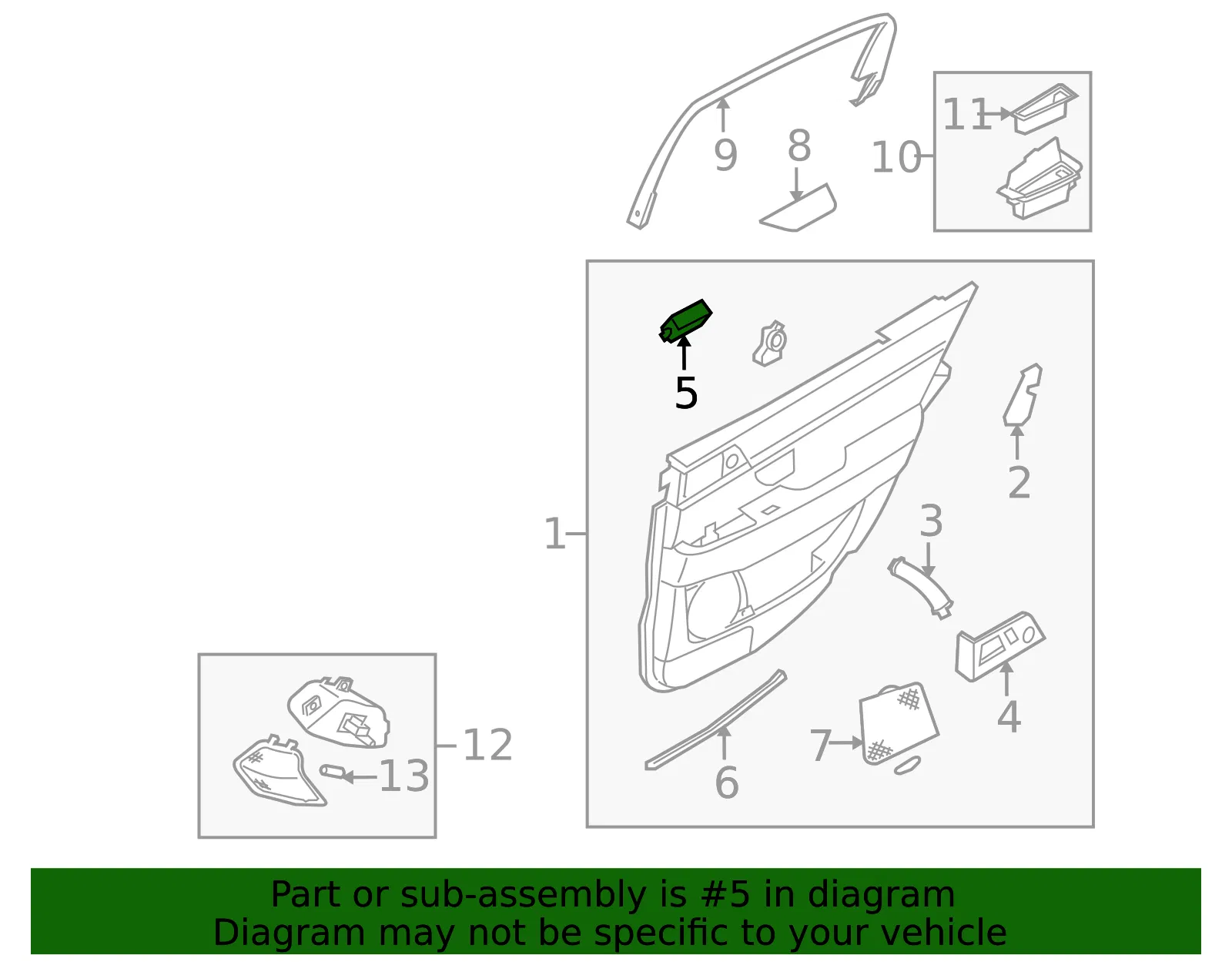 Window Switch - Kia (95750-3F200) - view 2
