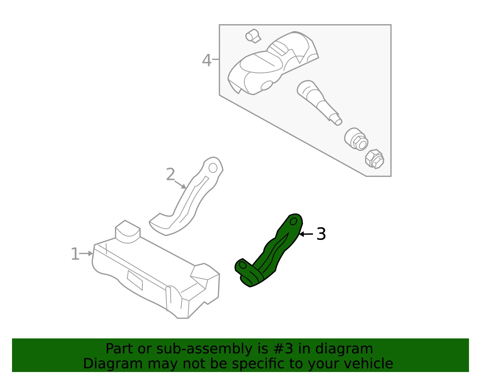 Module Bracket - Driver's Side (LH) - Kia (95800-1F020) - view 2