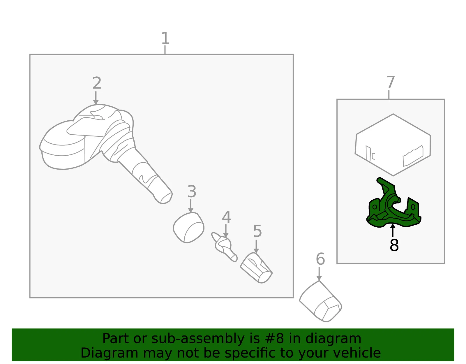 Control Module Bracket - Kia (95800-1M010) - view 2