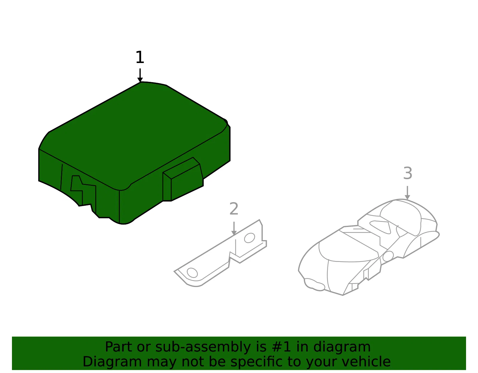 Control Module - Kia (95800-3L500) - view 2