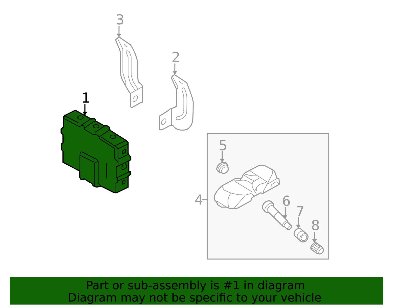 Control Module - Kia (95800-4D100) - view 2