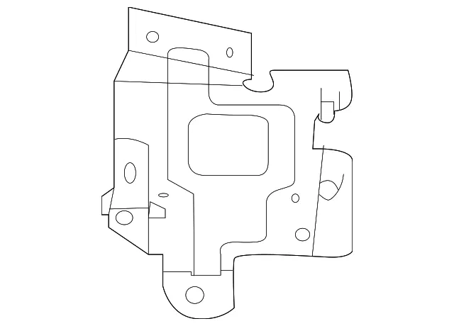 Blind Spot Radar Bracket - Driver's Side (LH) - Kia (95812-A7001)