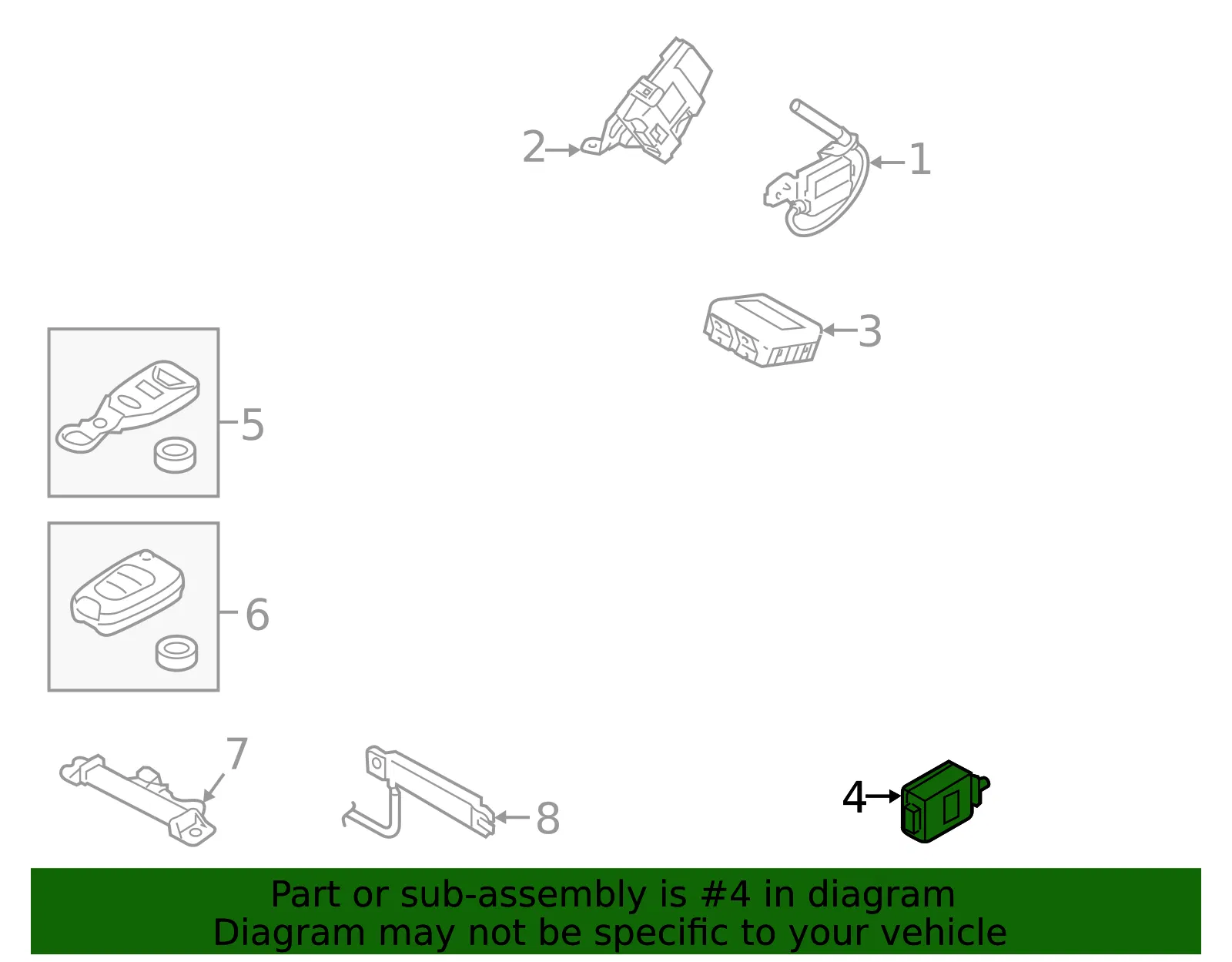Lock Module - Kia (95850-2K800-DS) - view 2