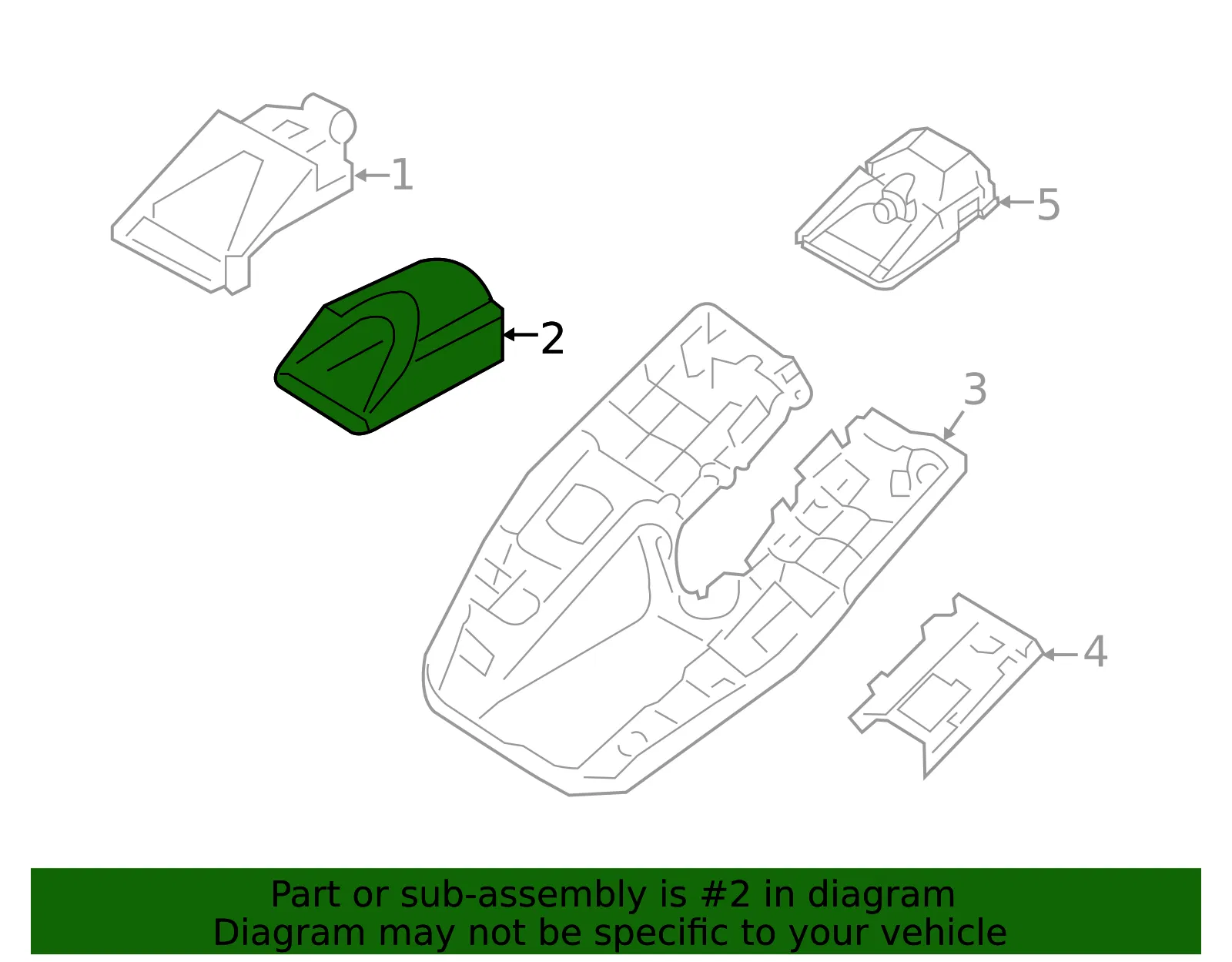 Radar Sensor - Kia (95890-C5000) - view 2