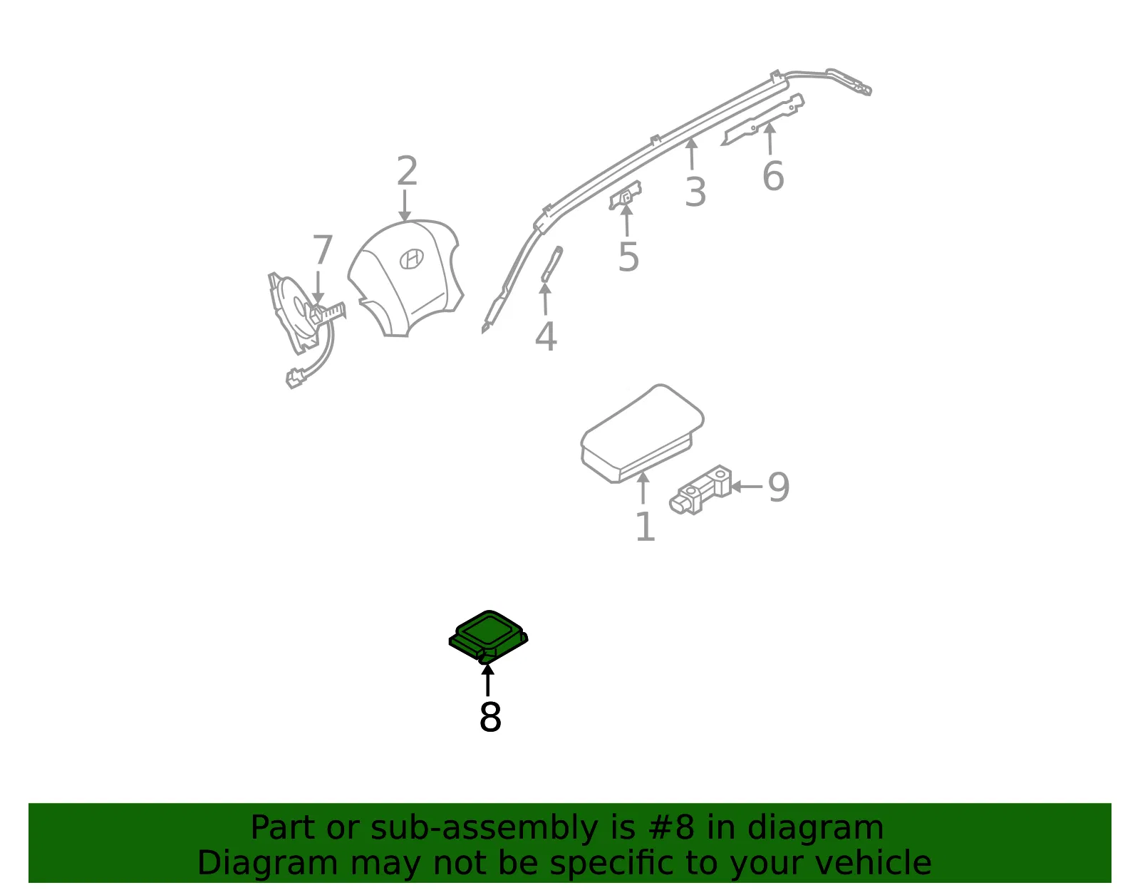 Control Module - Kia (95910-1F110) - view 2