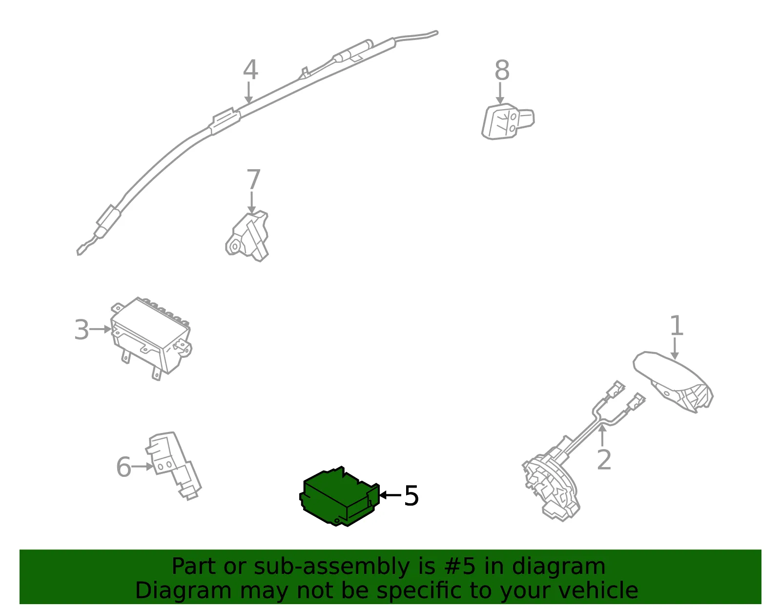 Control Module - Kia (95910-3W800) - view 2
