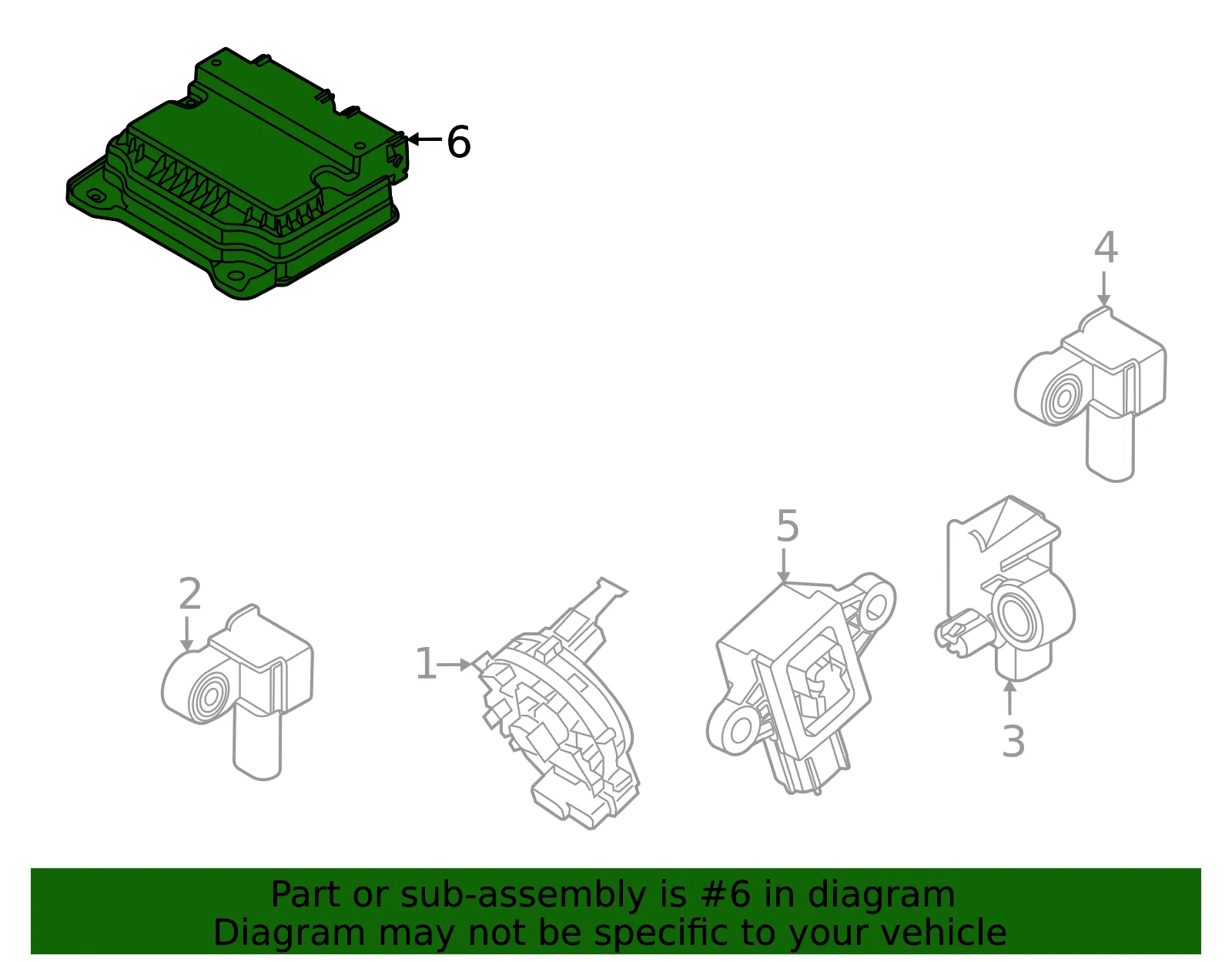 Sdm Module - Kia (95910-P4100) - view 2