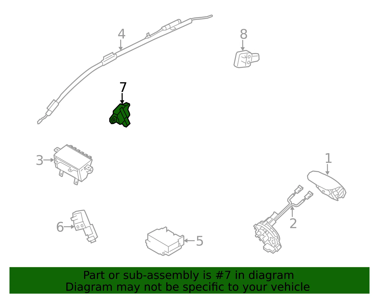 Pressure Sensor - Kia (95920-2S200) - view 2