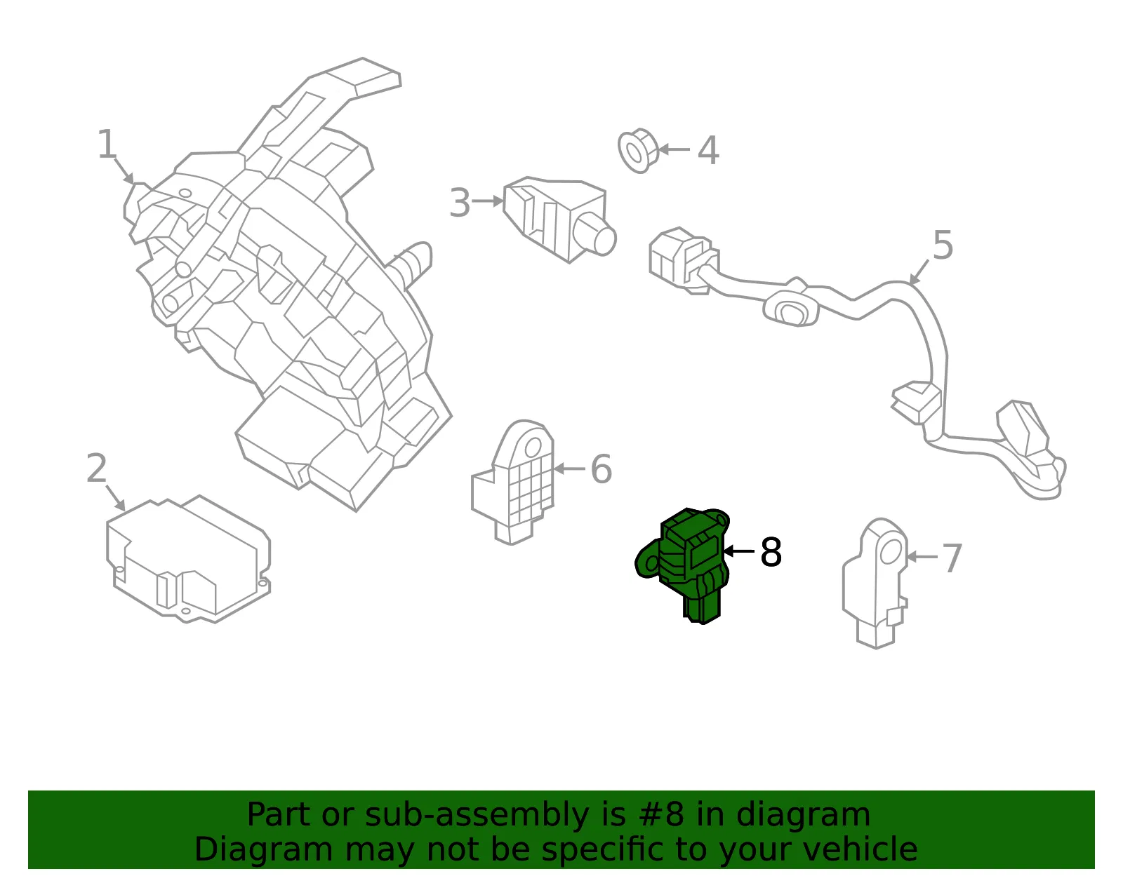 Pressure Sensor - Kia (95920-C2100) - view 2