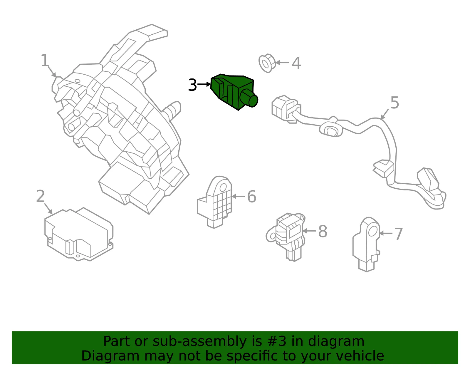 Ft Impact Sensor - Kia (95920-D4000) - view 2