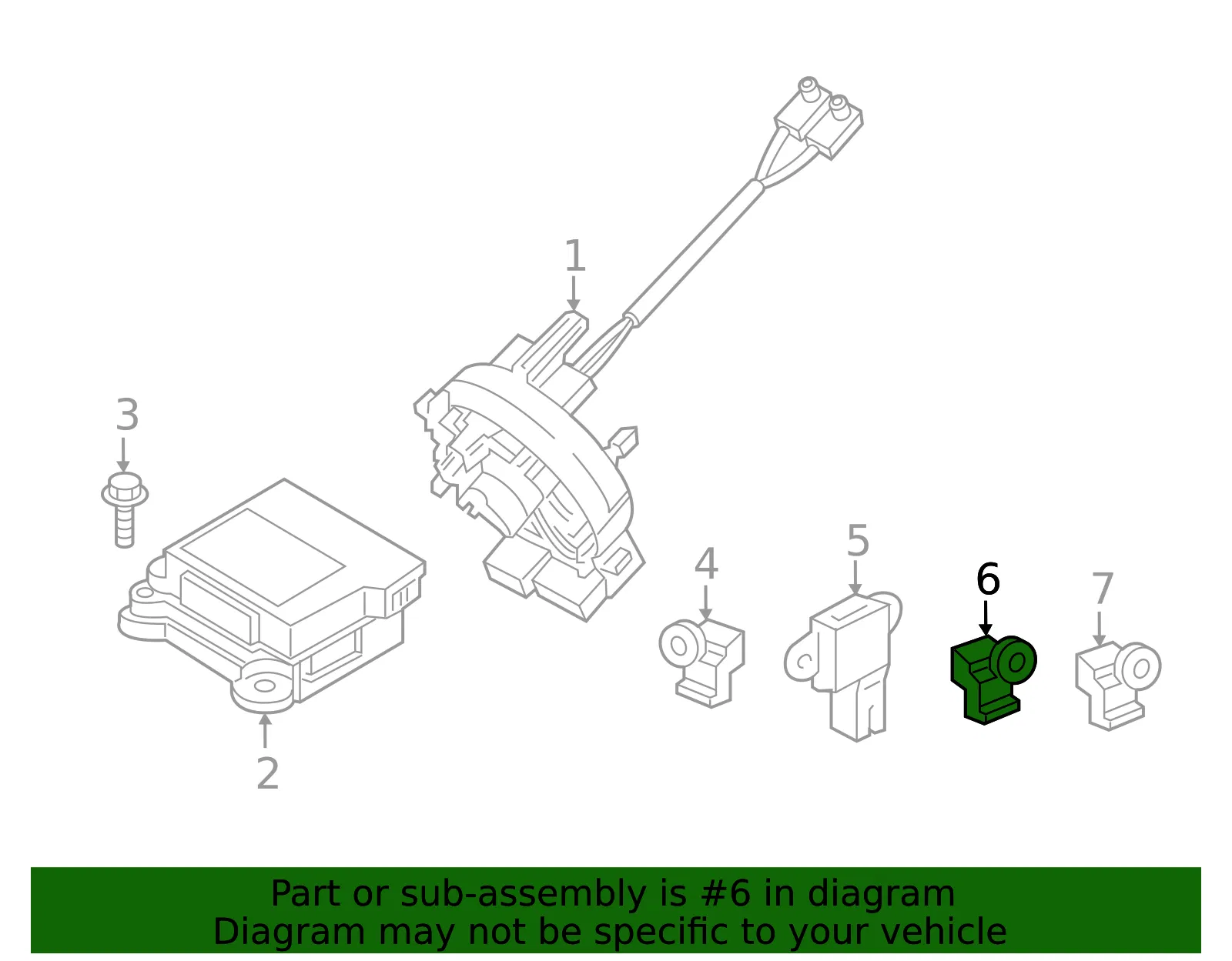 Ft Impact Sensor - Kia (95920-J5000) - view 2