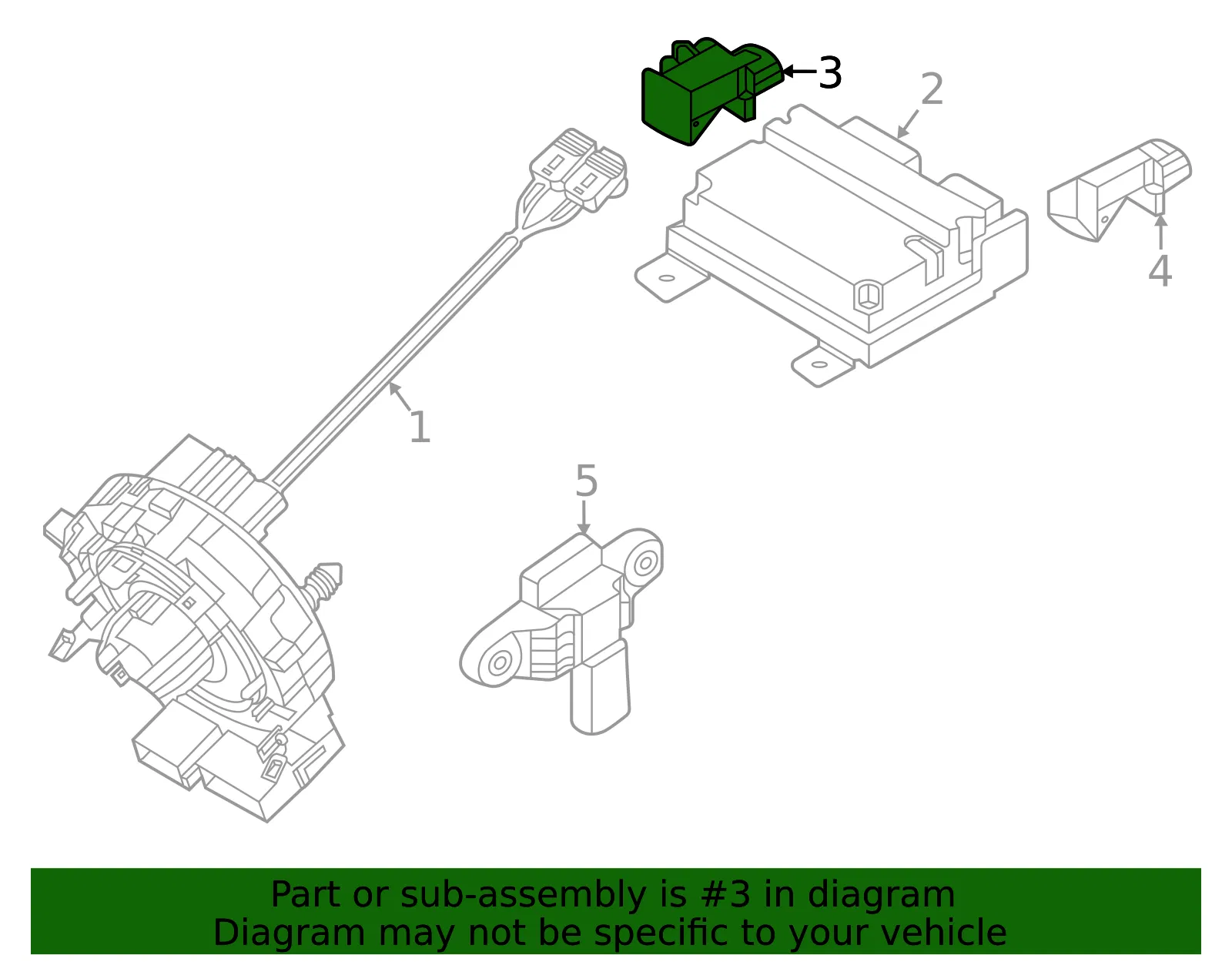 Ft Impact Sensor - Kia (95920-M5000) - view 2