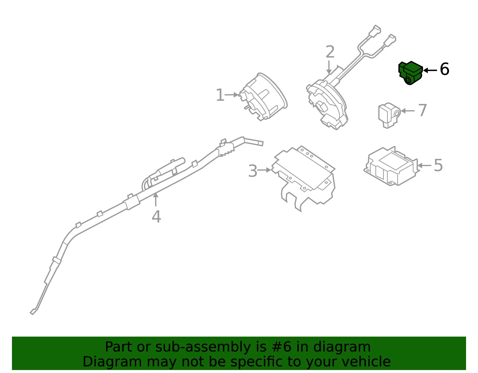 Ft Impact Sensor - Kia (95930-0X000) - view 2