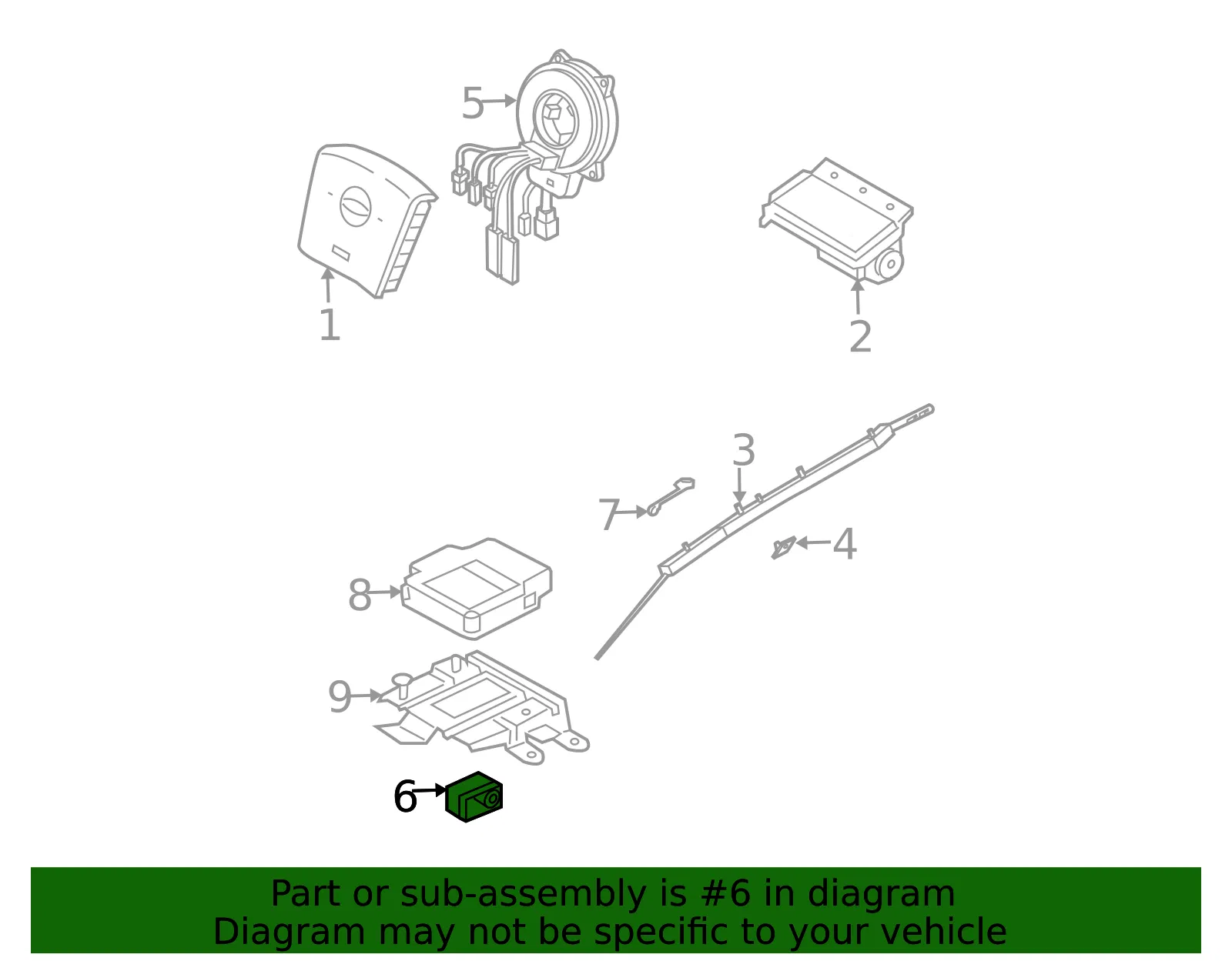 Front Sensor - Kia (95930-3E100) - view 2