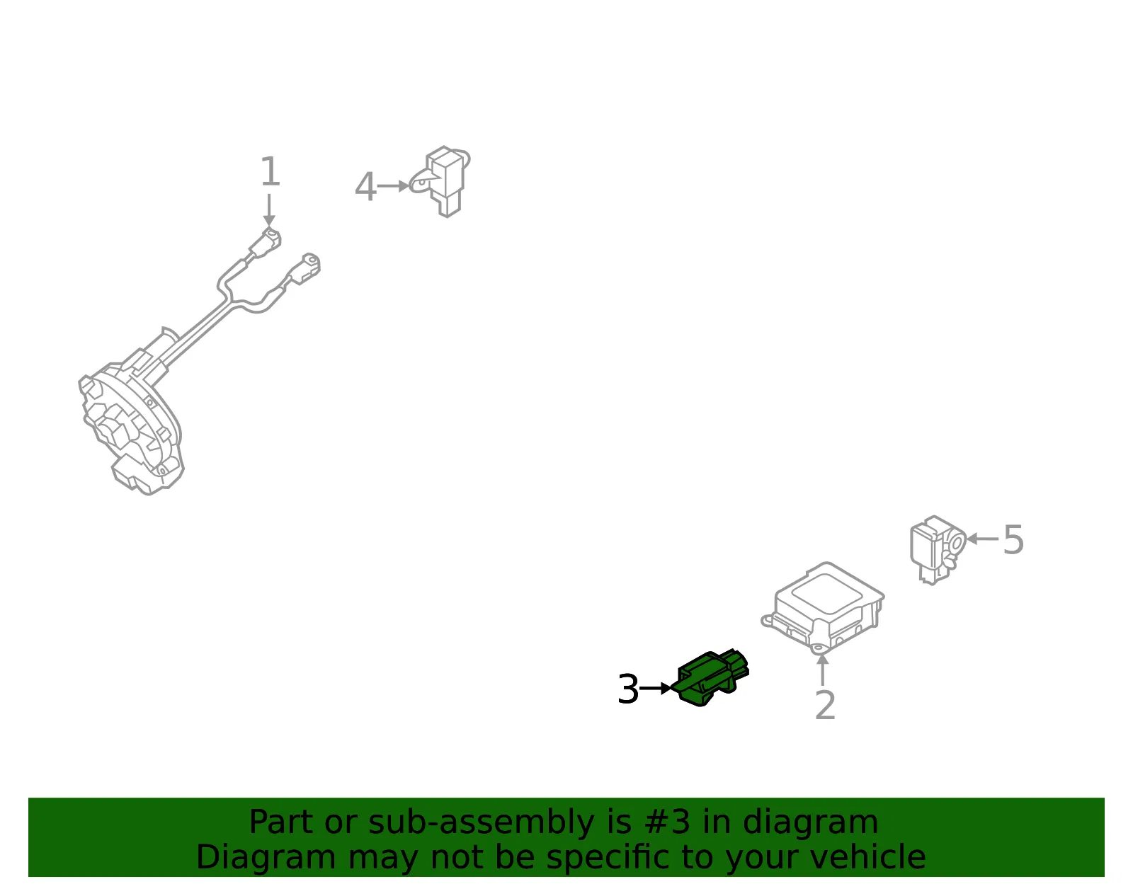Ft Impact Sensor - Kia (95930-3X000) - view 2