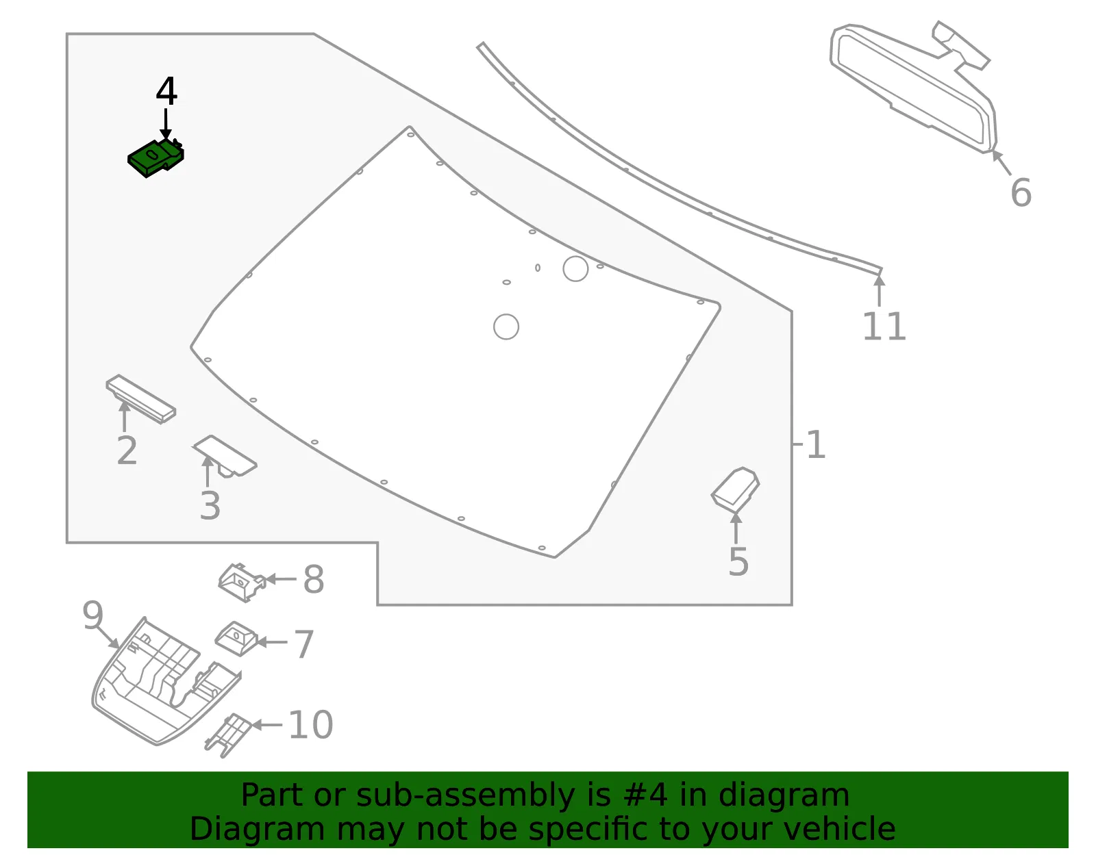 Rain Sensor - Kia (96000-NI000) - view 2