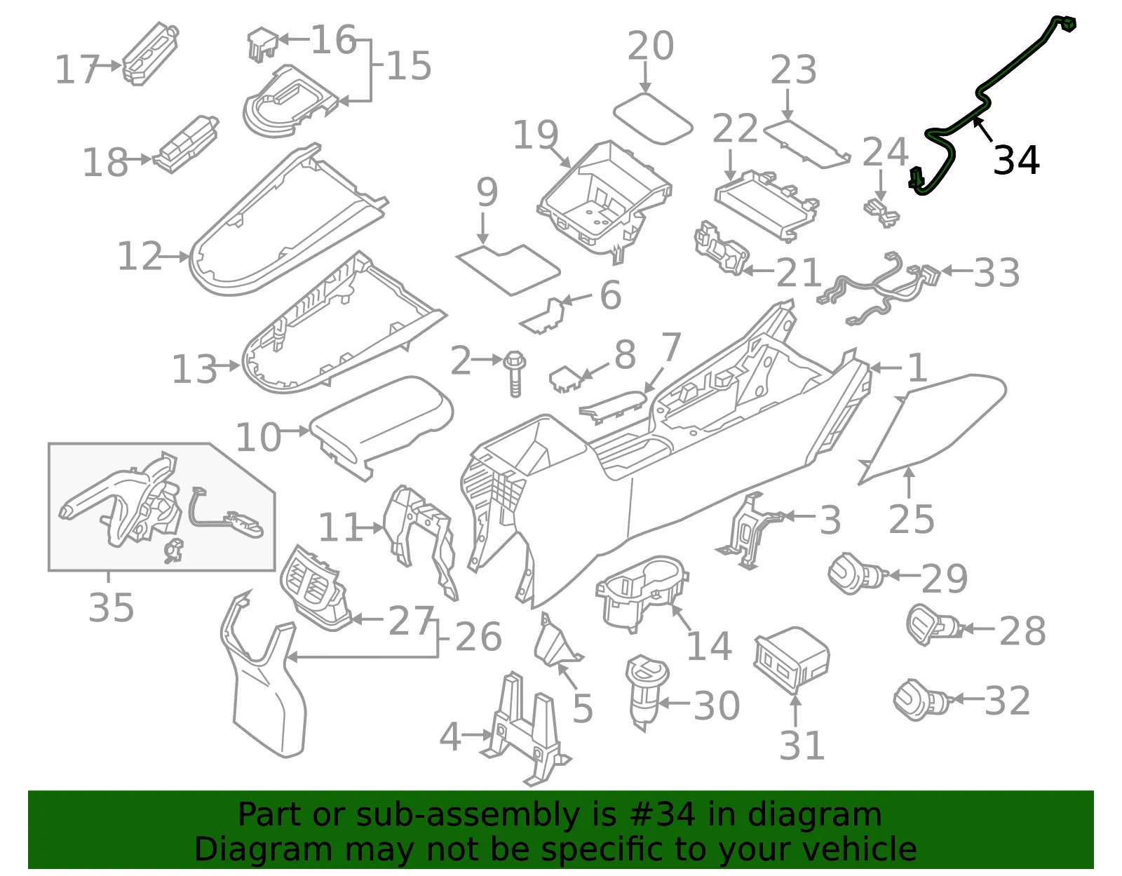 Wire Harness - Kia (96126-M6000) - view 2
