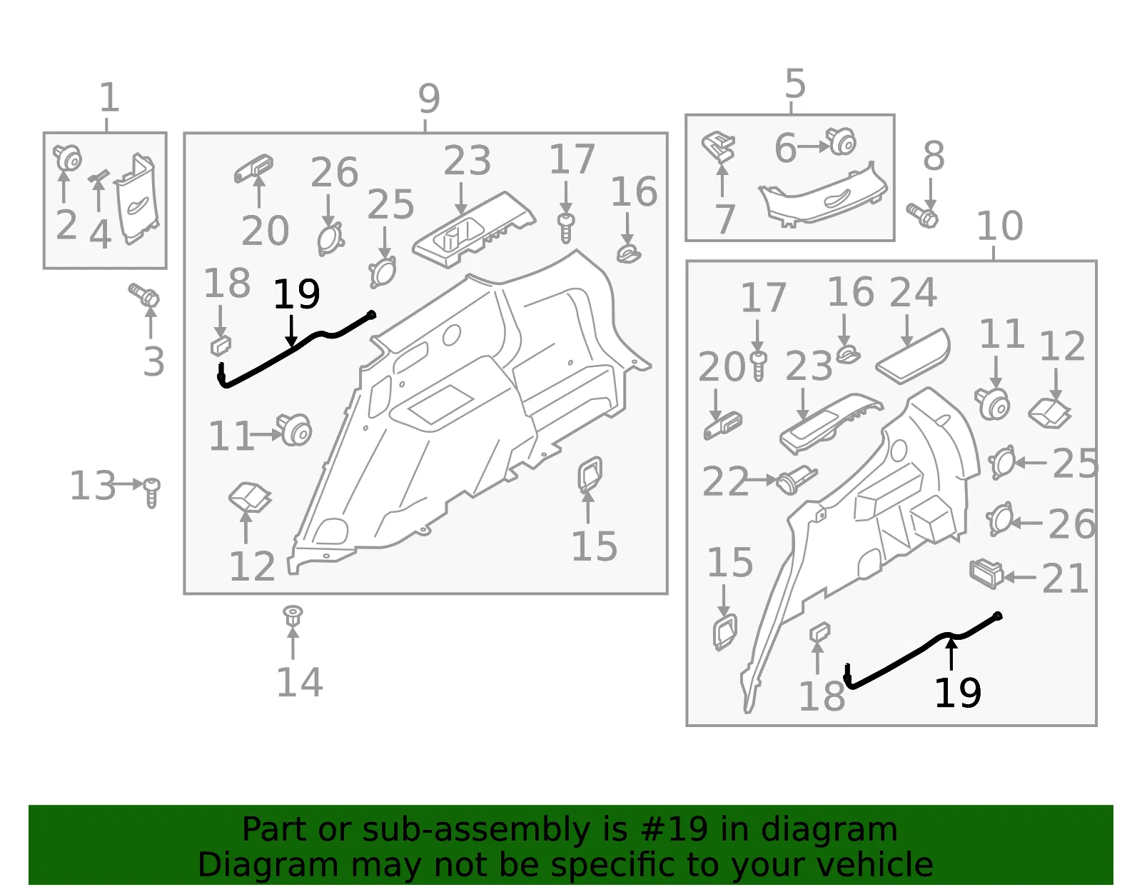 USB Port Wire - Kia (96126-S9410) - view 2