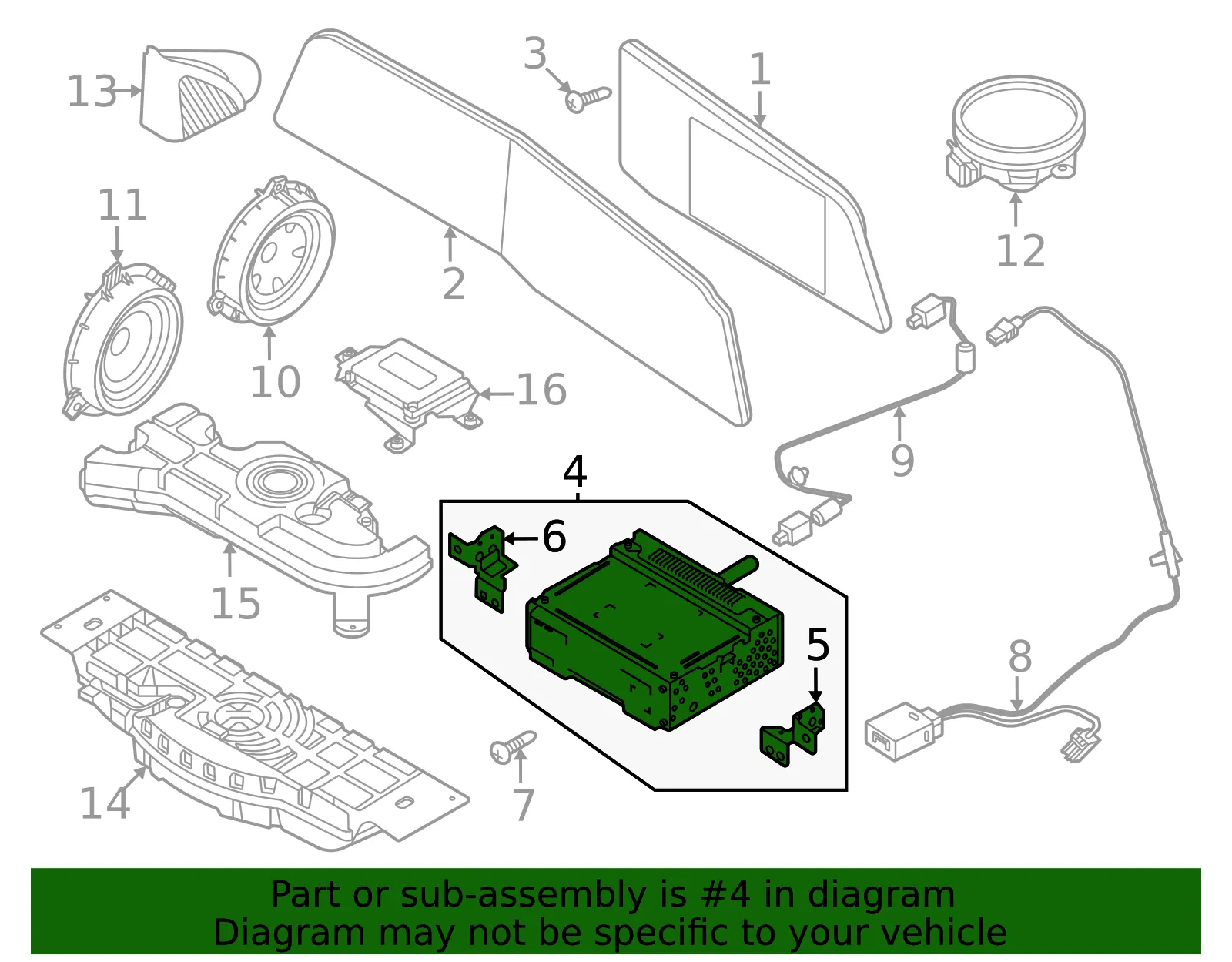 Module - Kia (96160-AT410) - view 2