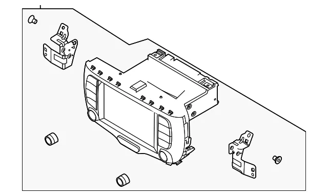 Display Unit - Kia (96160-K0EA0FHV)