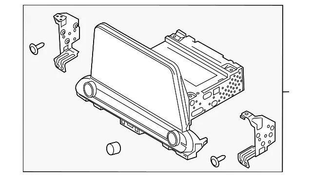 Display Unit - Kia (96160-M7410WK)