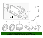 Display Unit Knob - Kia (96173-M6300WK) - view 4
