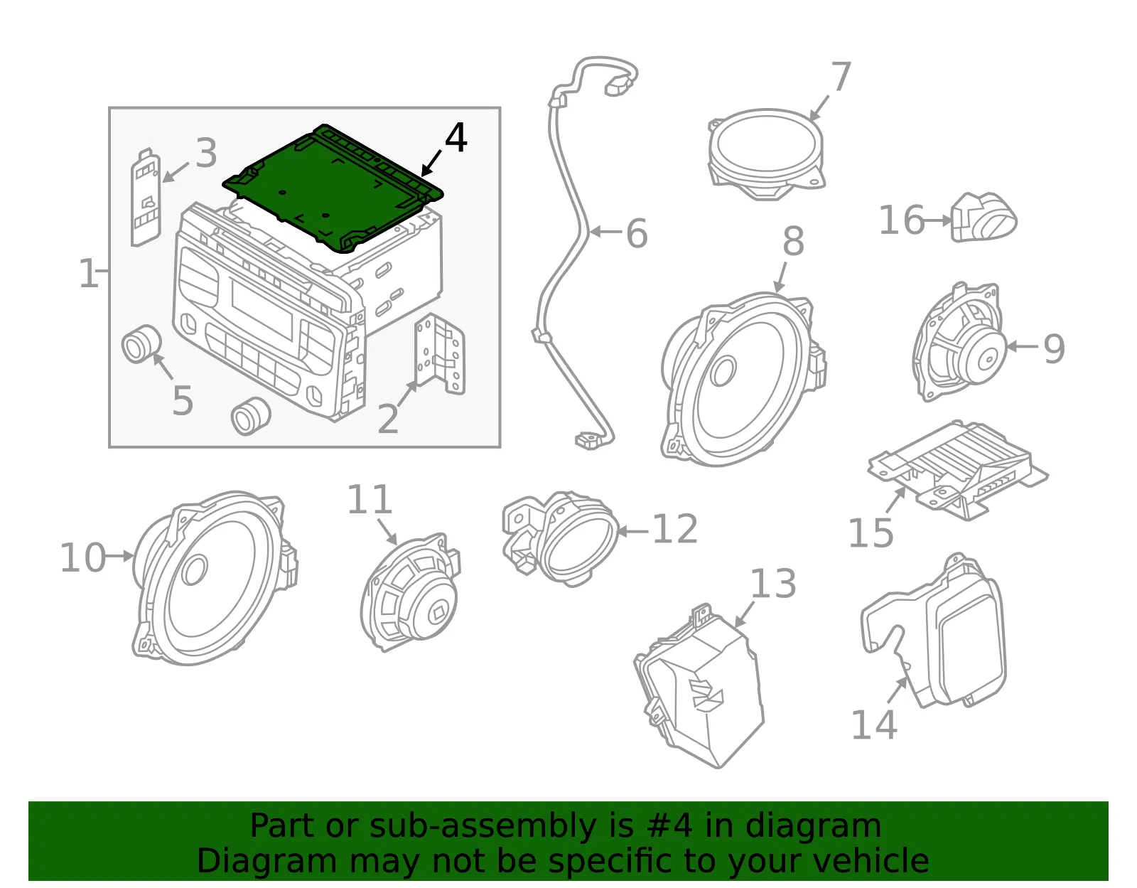 CD Player - Kia (96174-C5000) - view 2