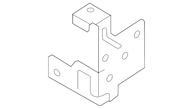 Center Display Assembly Side Bracket - Kia (96175-P4000)