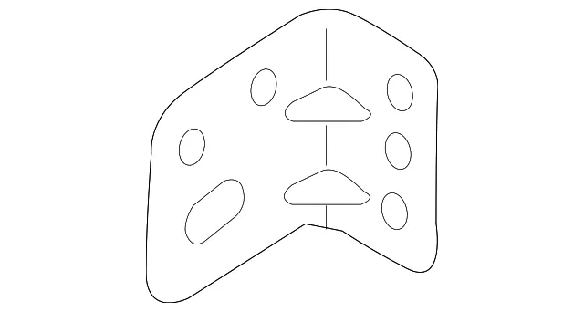 Control Module Bracket - Passenger Side (RH) - Kia (96176-J6000)