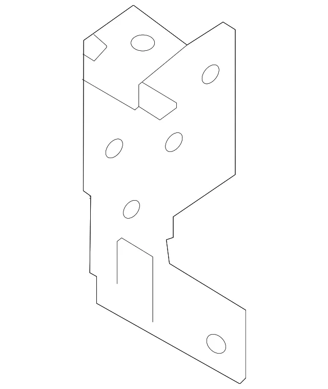 Center Display Assembly Side Bracket - Kia (96176-P4000)