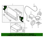 Display Unit Bracket - Kia (96176-Q5100) - view 4