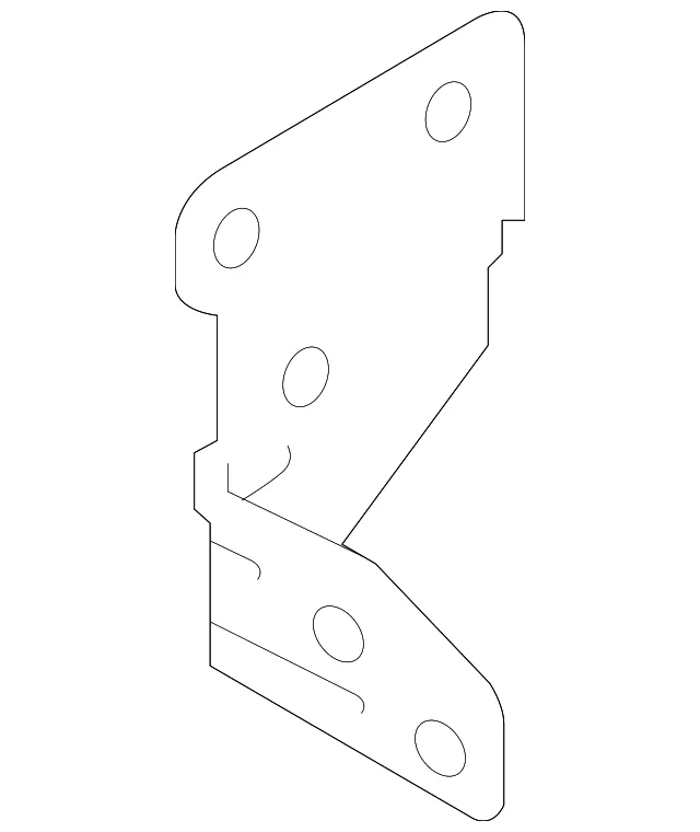 Display Unit Side Bracket - Passenger Side (RH) - Kia (96176-S9000)